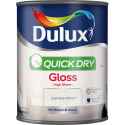 Dulux Quick Dry Gloss 750ml Jasmine White