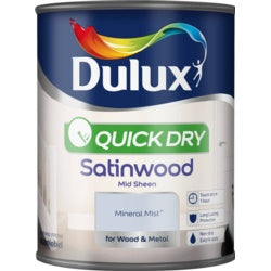 Dulux Quick Dry Satinwood 750ml Mineral Mist