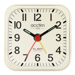 Acctim Maldon Alarm Clock White