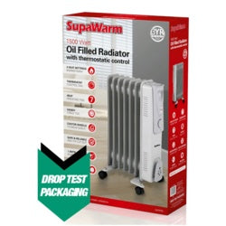 SupaWarm Oil Filled Radiator 1500w