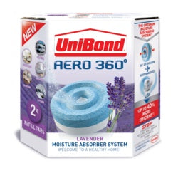 UniBond Aero 360 Moisture Absorber Refill 2 x 450g Lavender
