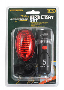 Brookstone Bike Light Set 2 Piece