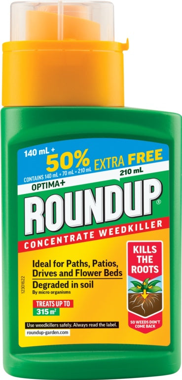 Roundup Optima+ 140ml Plus 50% Extra Free
