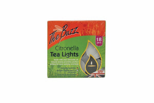 The Buzz Citronella Tea Lights 18 Pack