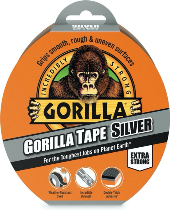 Gorilla Tape Silver 48mm x 32M