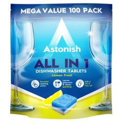 Astonish All In 1 Dishwasher Tablets 100 Tabs