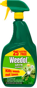 Weedol Lawn Weedkiller Gun 800ml 25% Free