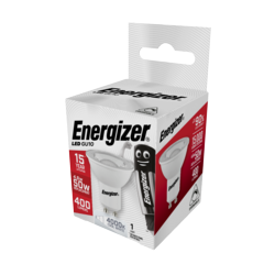 Energizer LED GU10 Cool White 4000k Dimmable 4.6w 375lm