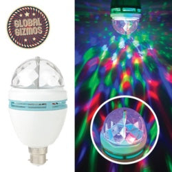 Global Gizmos Disco Light Bulb 1.5w