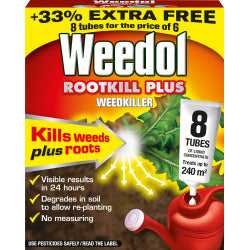 Weedol Rootkill Plus Liquidose 6 Tubes Plus 2 Free