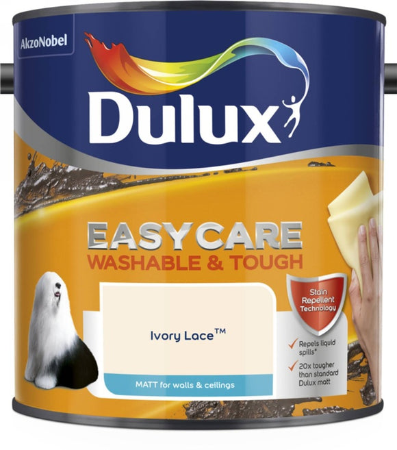 Dulux Easycare Matt 2.5L Ivory Lace