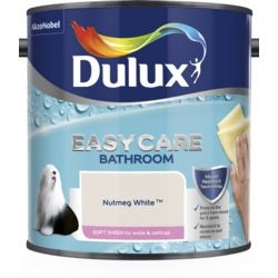 Dulux Easycare Bathroom Soft Sheen 2.5L Nutmeg White