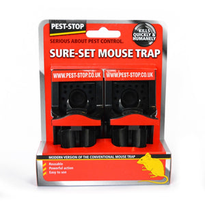 Pest-Stop Sure Set Plastic Mouse Traps (Twin Pack)