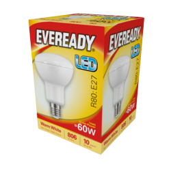 Eveready LED R80 10.5W 806lm Warm White 3000k E27