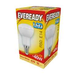 Eveready LED R50 6.2W 470lm Warm White 3000k E14