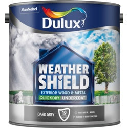 Dulux Weathershield Quick Dry Undercoat 2.5L Dark Grey