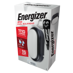 Energizer LED Oval Bulkhead IP54 15w 4000k