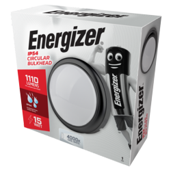 Energizer LED Round Bulkhead IP54 15W 4000K