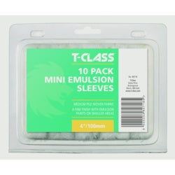 T-Class Delta Mini Roller Sleeves Pack 10 Emulsion