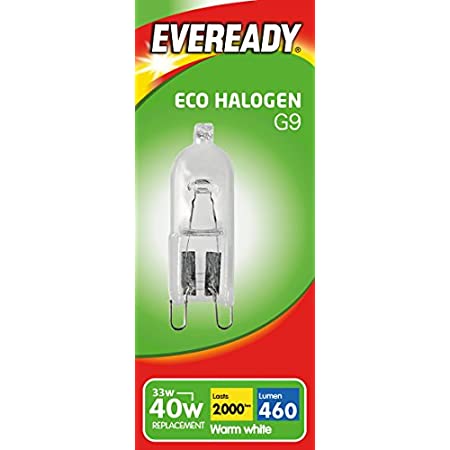Eveready Eco Halogen G9 220-240v Capsule 33w