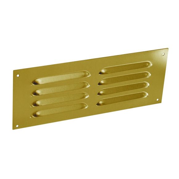 Map Louvred Aluminium Vents - Gold Opening Size: 9