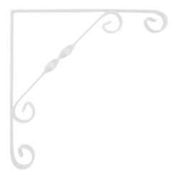 RB UK Ornamental Scroll Bracket 100 x 100mm White