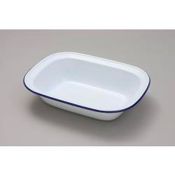 Falcon Pie Dish Oblong - Traditional White 22cm x 16.5cm x 5