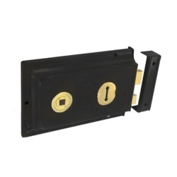Securit Black Rim Lock 150mm