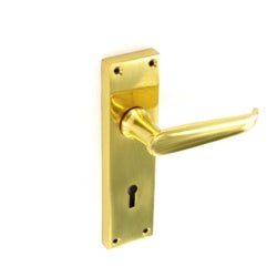 Securit Victorian Lock Handles (Pair) 150mm
