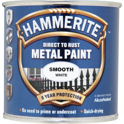 Hammerite Metal Paint Smooth 250ml White