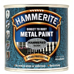 Hammerite Metal Paint Hammered 250ml Silver