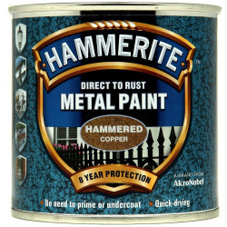 Hammerite Metal Paint Hammered 250ml Copper