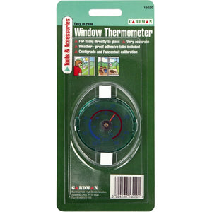 Window Thermometer Round Clear