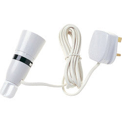 Dencon Switched Bottle Lamp Adaptor, Flex and Plug to BSEN/I