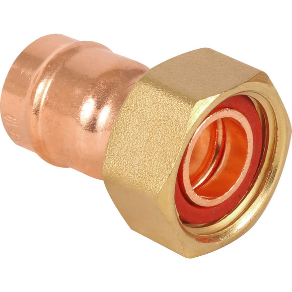 Yorkshire 15mm Straight Tap Connector