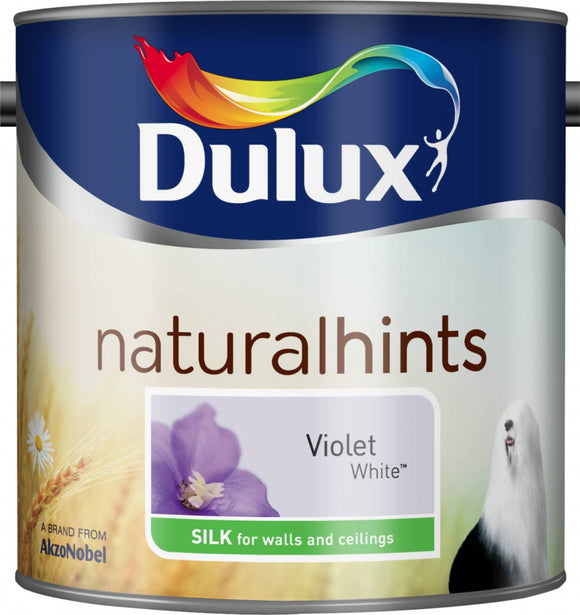 Dulux Natural Hints Silk 2.5L Violet White