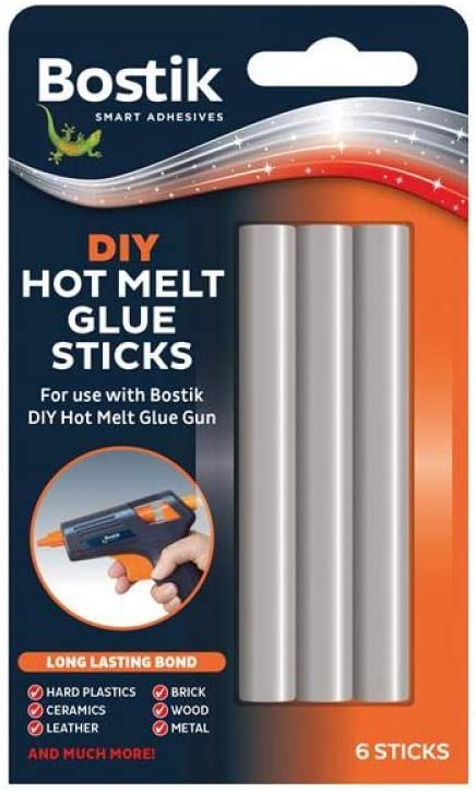 Bostik DIY Hot Melt Glue Gun Sticks (6 x 100mm)