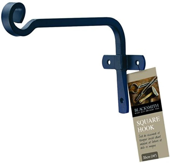 Blacksmith Square Hook Bracket 200mm (8