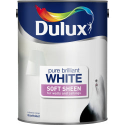 Dulux Soft Sheen 5L Pure Brilliant White