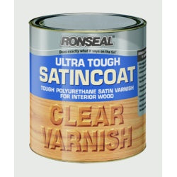 Ronseal Ultra Tough Varnish Satin Coat 2.5L