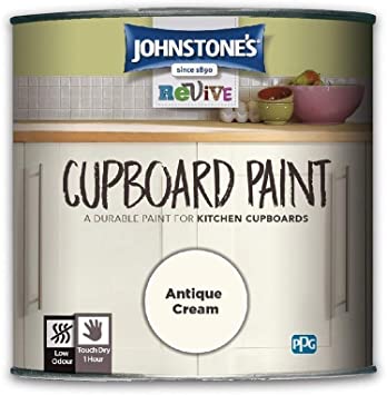 Johnstone's Cupboard Paint Antique Cream 750ml