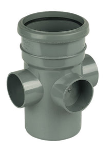 110mm Grey Boss Pipe Outlet Sp581