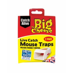 The Big Cheese Live Catch Rtu Mouse Trap Twin Pack