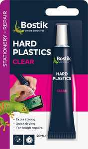 Bostik Hard Plastics Clear Adhesive 20ml Blister