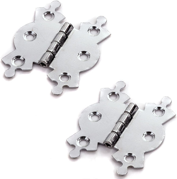 Butterfly Hinges BZP 50mm Pack of 2