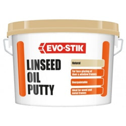 Evo-Stik Multi-Purpose Linseed Oil Putty 5Kg Natural