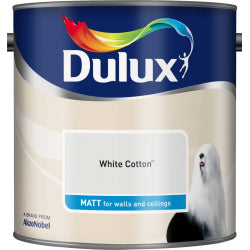 Dulux Matt 2.5L White Cotton