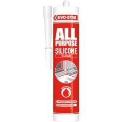 Evo-Stik All Purpose Flexible Silicone Sealant Clear