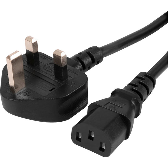 10A Kettle Plug And Socket 1Mtr  (Black)