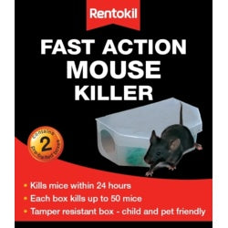 Rentokil Fast Action Mouse Killer Boxes Twin Pack